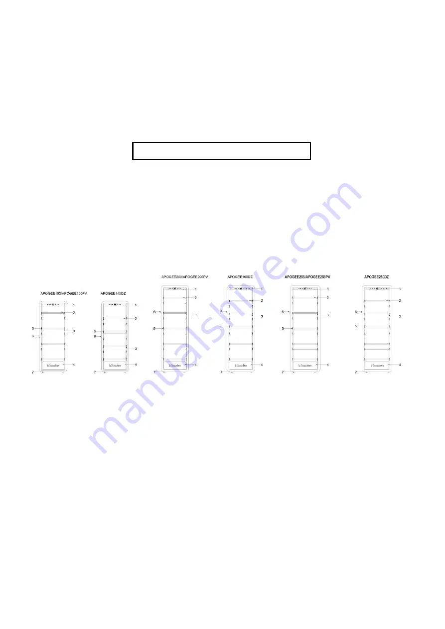 La Sommeliere APOGEE145DZ Instruction Manual Download Page 99