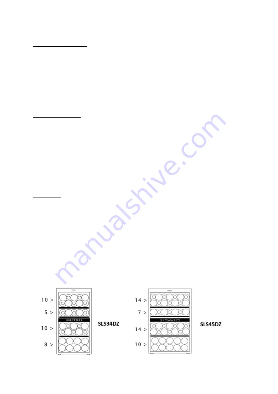 La Sommeliere SLS34DZ User Instructions Download Page 61