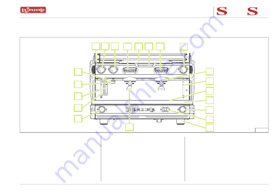 La Spaziale S9 Series Manual Download Page 5