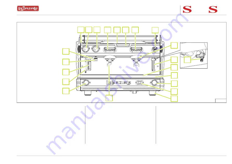 La Spaziale S9 Series Manual Download Page 7