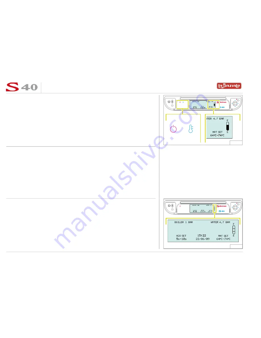 La Spaziale Seletron S40 Manual For Use And Maintenance Download Page 22