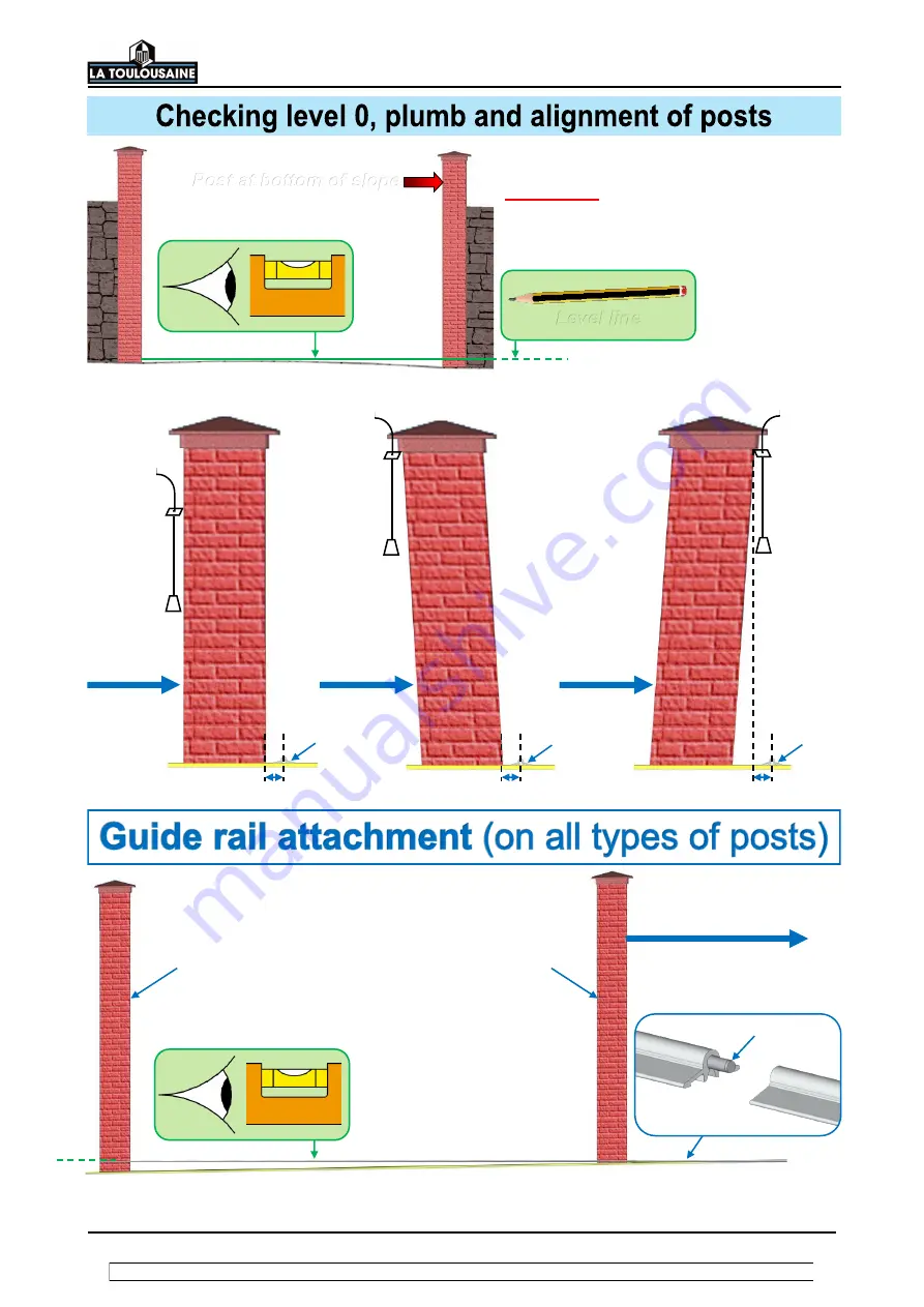 La Toulousaine 7386 Installation Manual Download Page 6