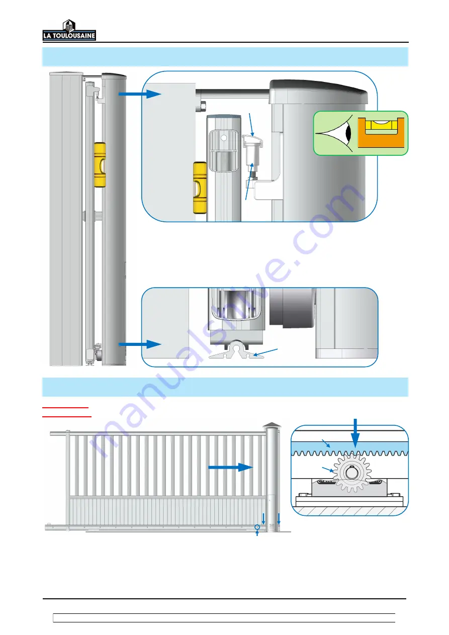 La Toulousaine 7386 Installation Manual Download Page 9