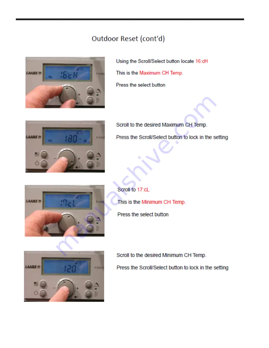 Laars Mascot FT COMBI-FLOOR Quick Start Manual Download Page 6