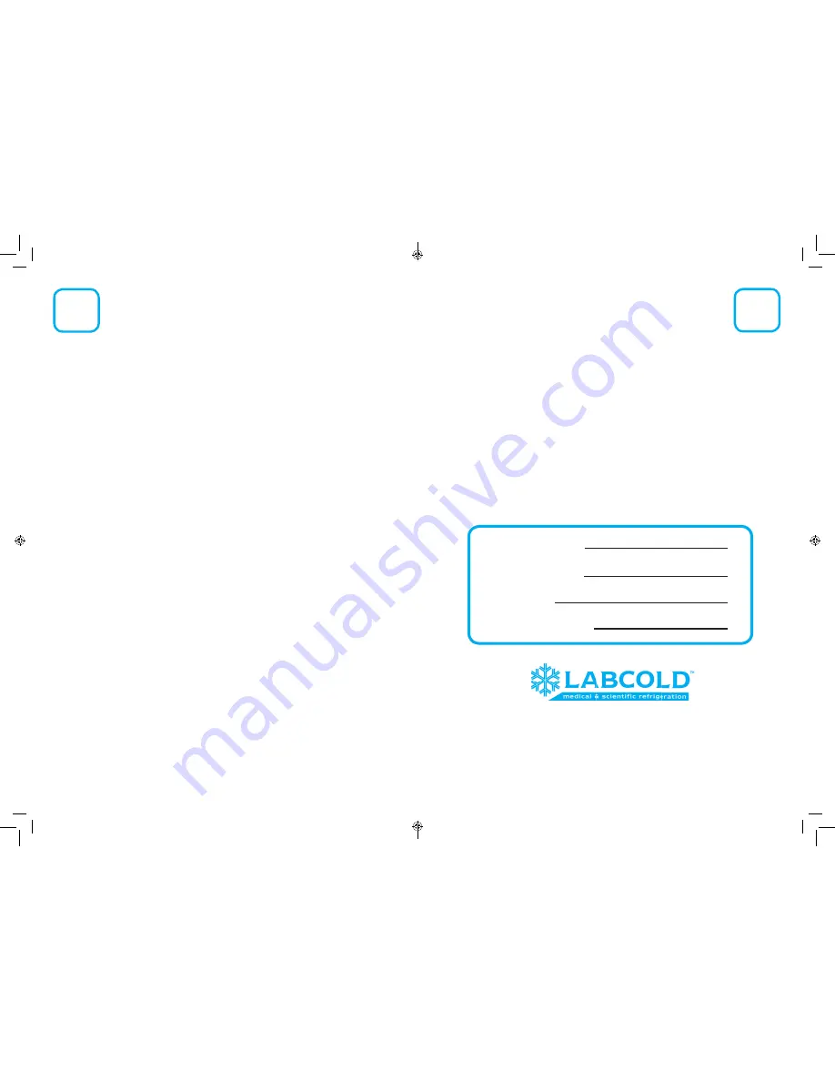 Labcold IntelliCold Operating Instructions Manual Download Page 14