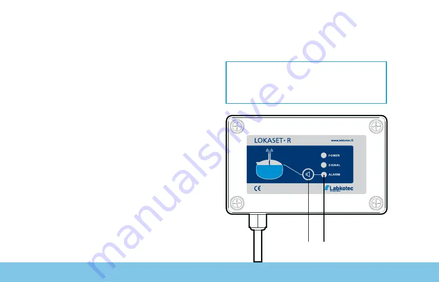 Labkotec LOKASET R Installation And Operation Instructions Manual Download Page 10