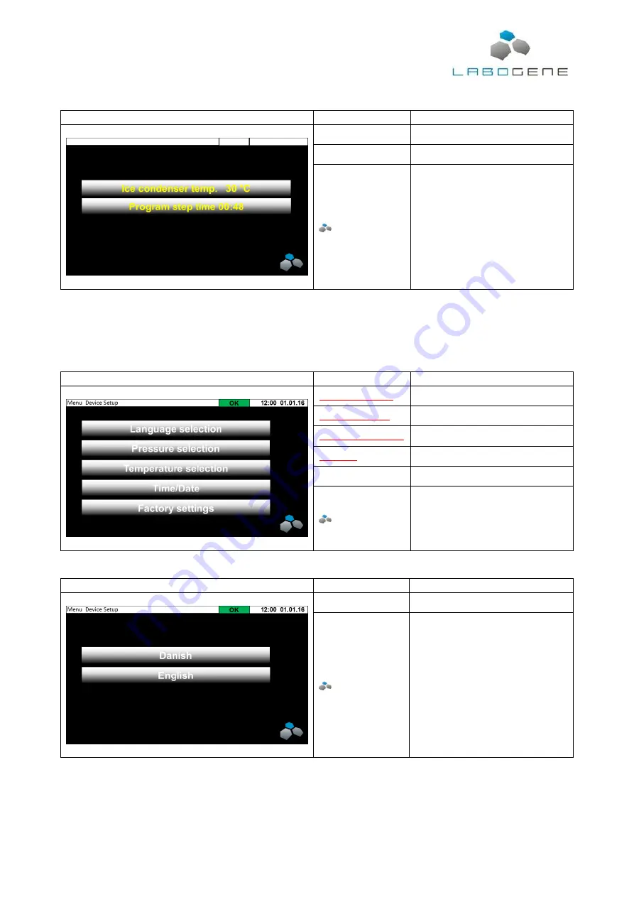 LaboGene 700637 Instruction Manual Download Page 19