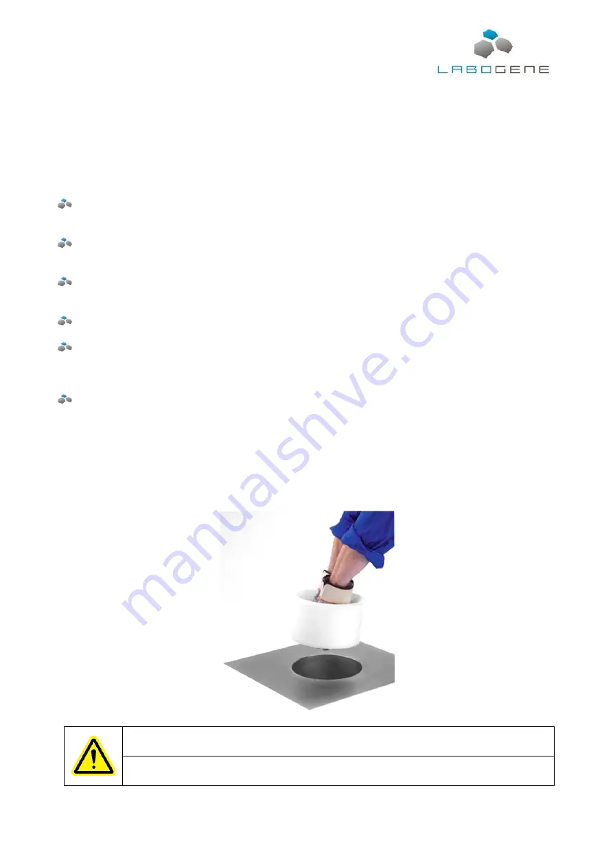 LaboGene 700637 Instruction Manual Download Page 24