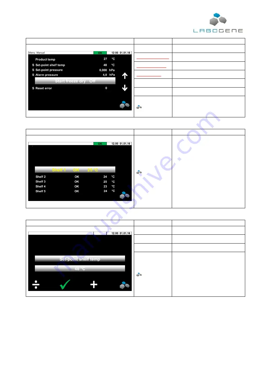 LaboGene CoolSafe Touch 700636 Instruction Manual Download Page 13