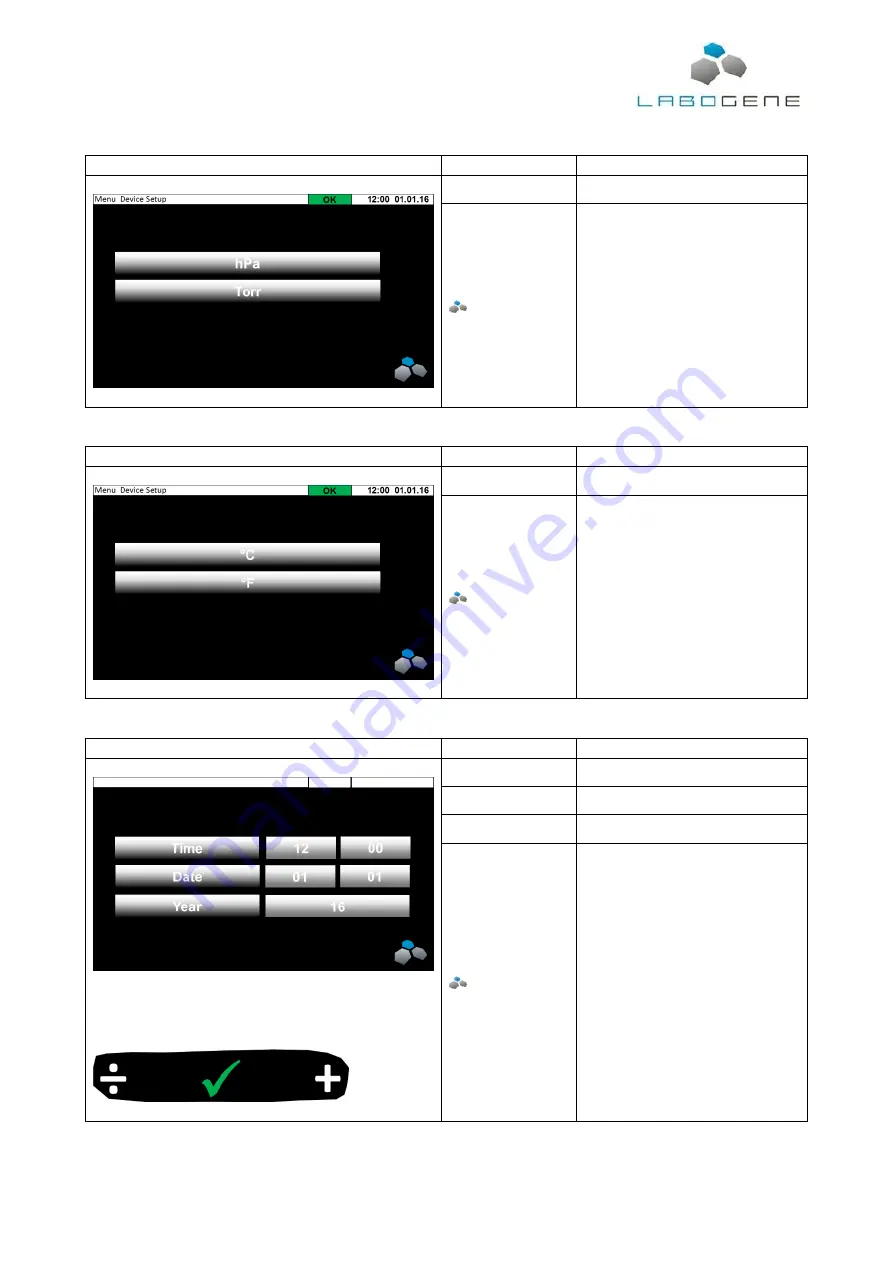 LaboGene CoolSafe Touch 700636 Instruction Manual Download Page 21