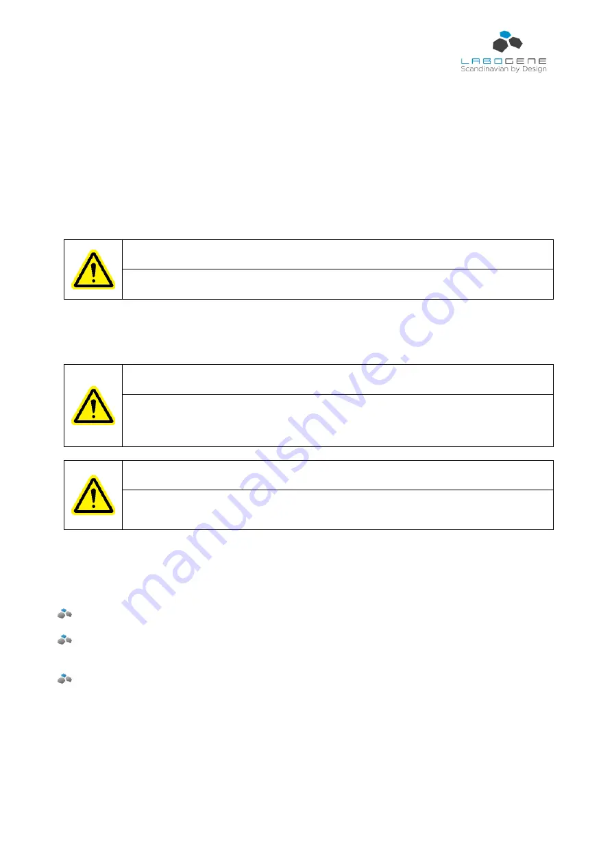 LaboGene Fortuna 900 Instruction Manual Download Page 26