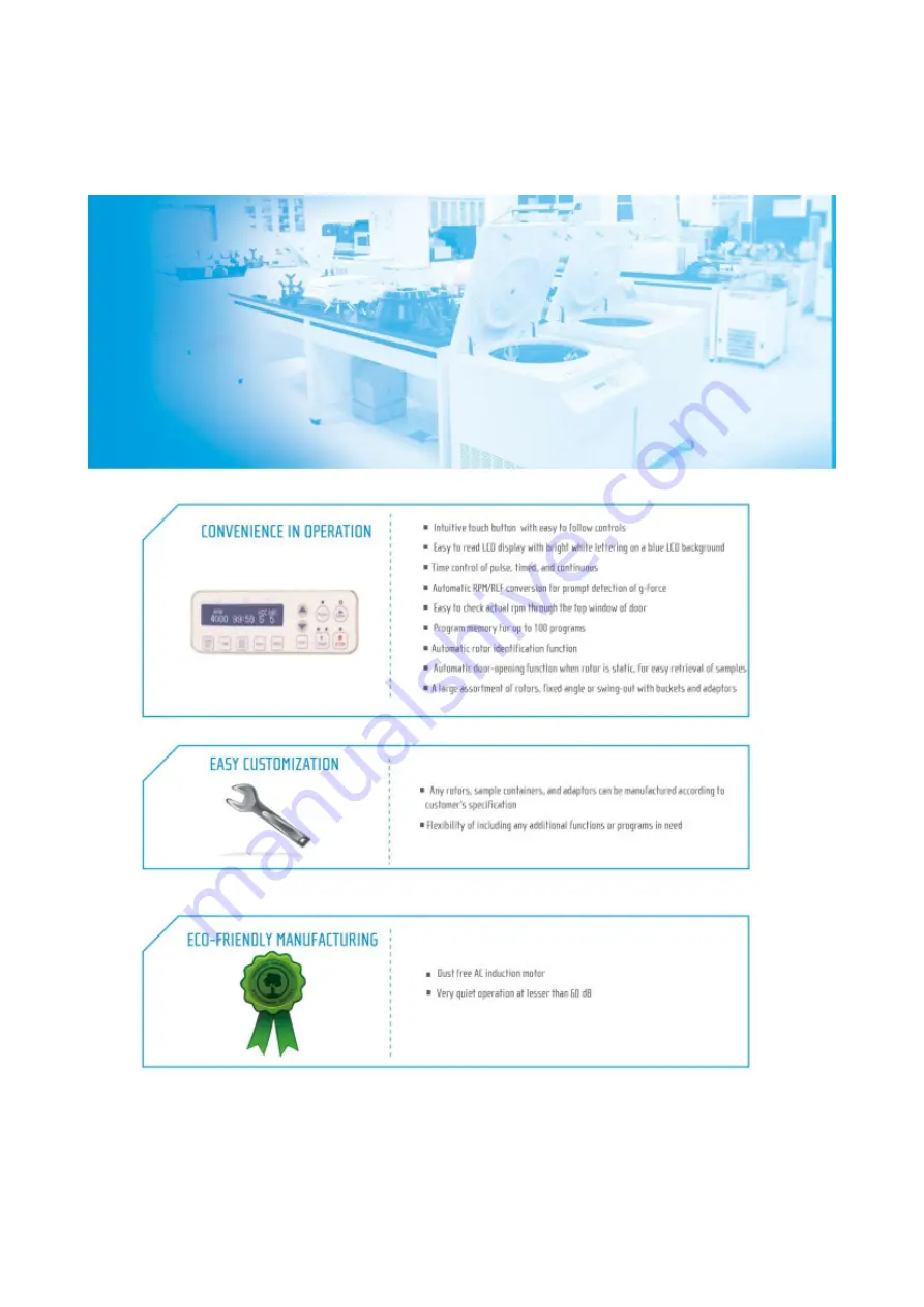 LaboGene ScanSpeed 1248 Instruction Manual Download Page 4