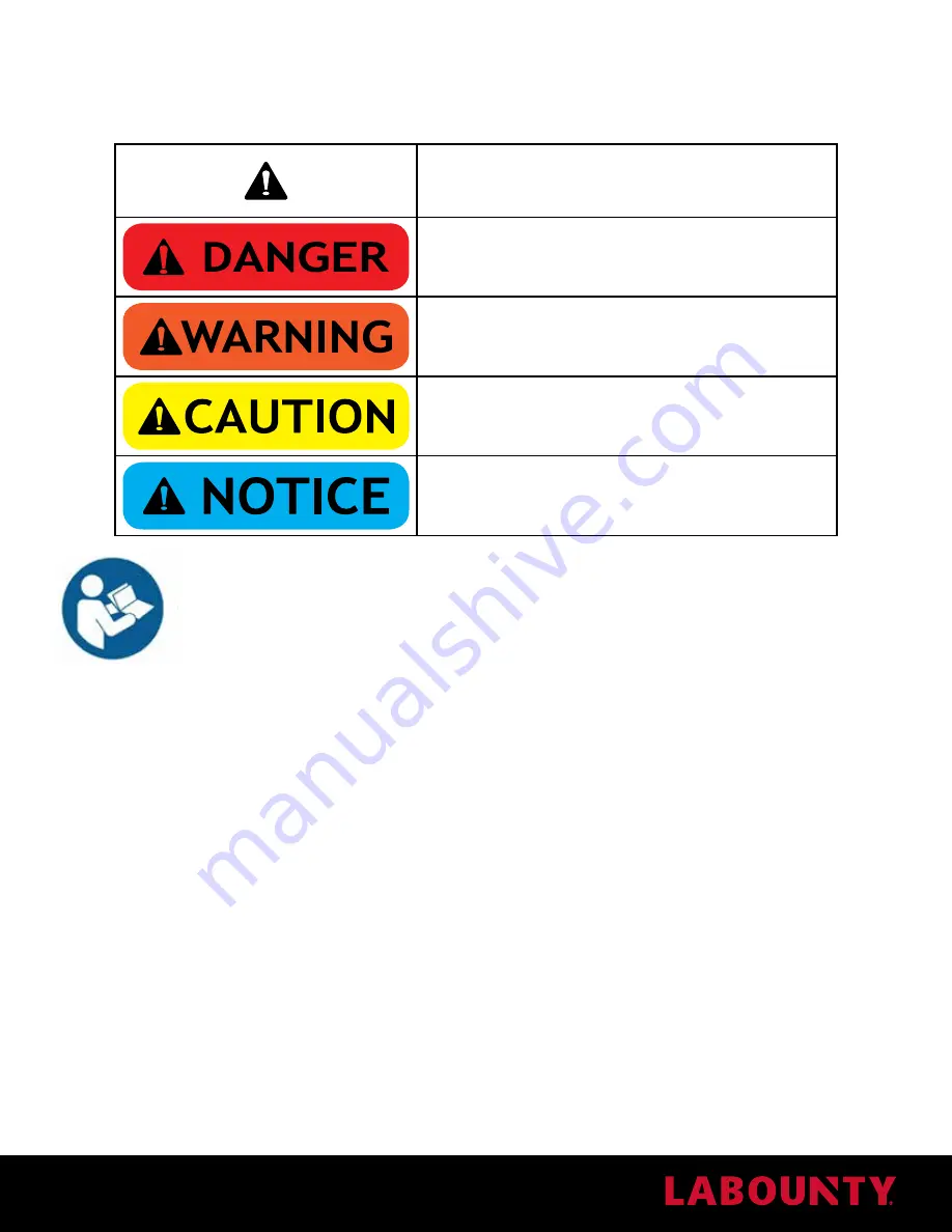 Labounty MRX Series Safety, Operation & Maintenance Download Page 4