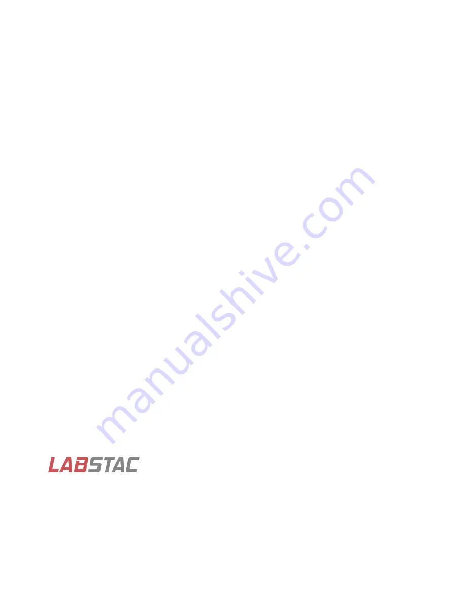 LABSTAC MSC21-09 Operation Manual Download Page 33