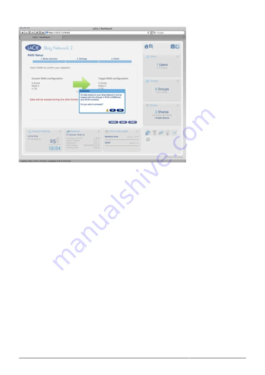 LaCie d2 Network 2 User Manual Download Page 108