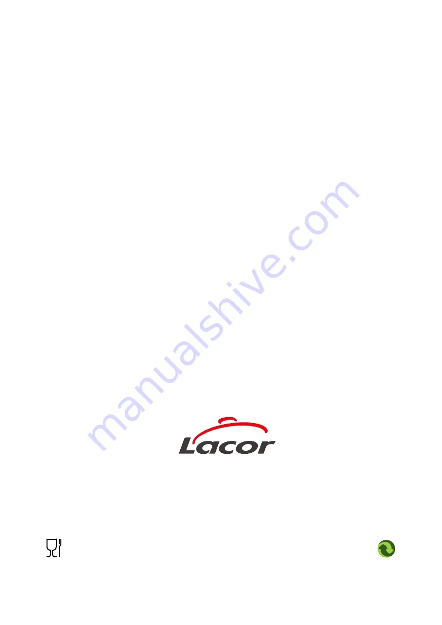 Lacor 69079 Instructions For Use And Maintenance Manual Download Page 54