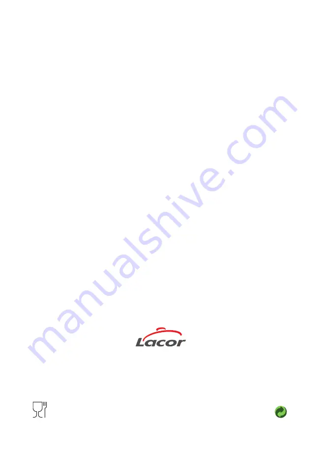 Lacor 69294 Instructions For Use And Maintenance Manual Download Page 40