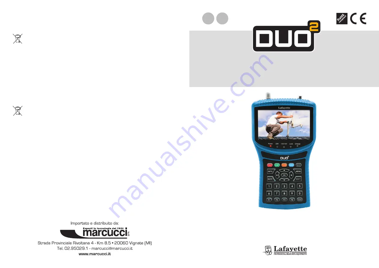 Lafayette DUO2 DVB-S User Manual Download Page 1