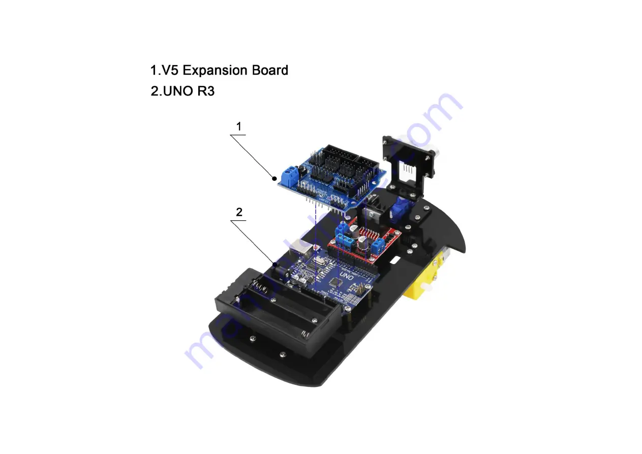 LAFVIN Obstacle Avoidance Smart Car Kit Manual Download Page 54