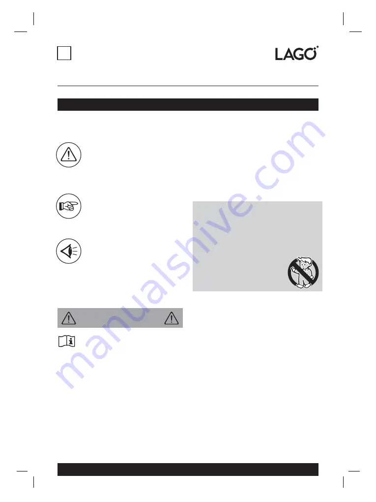 LAGO LX-18HR Instruction Manual Download Page 3