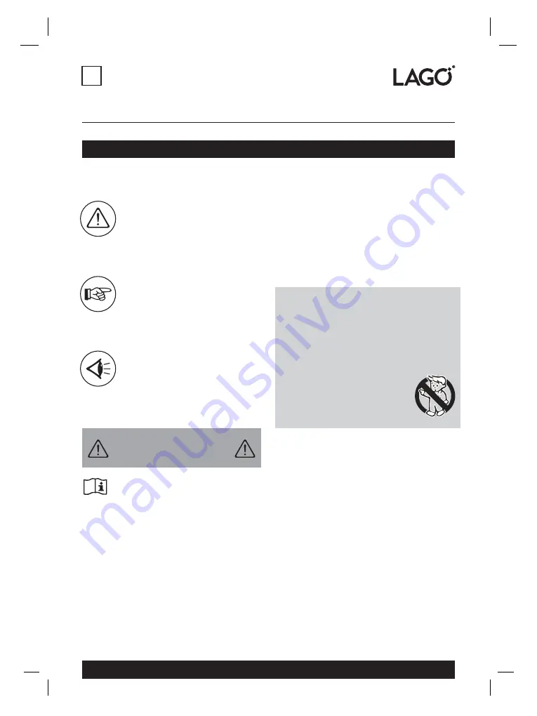 LAGO LX-18HR Instruction Manual Download Page 25