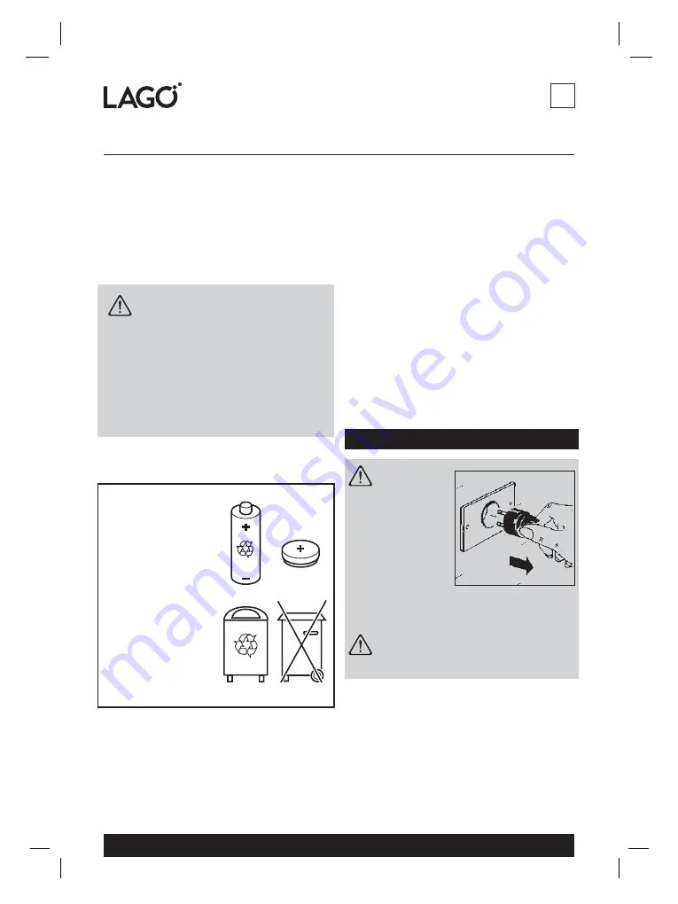 LAGO LX-18HR Instruction Manual Download Page 30