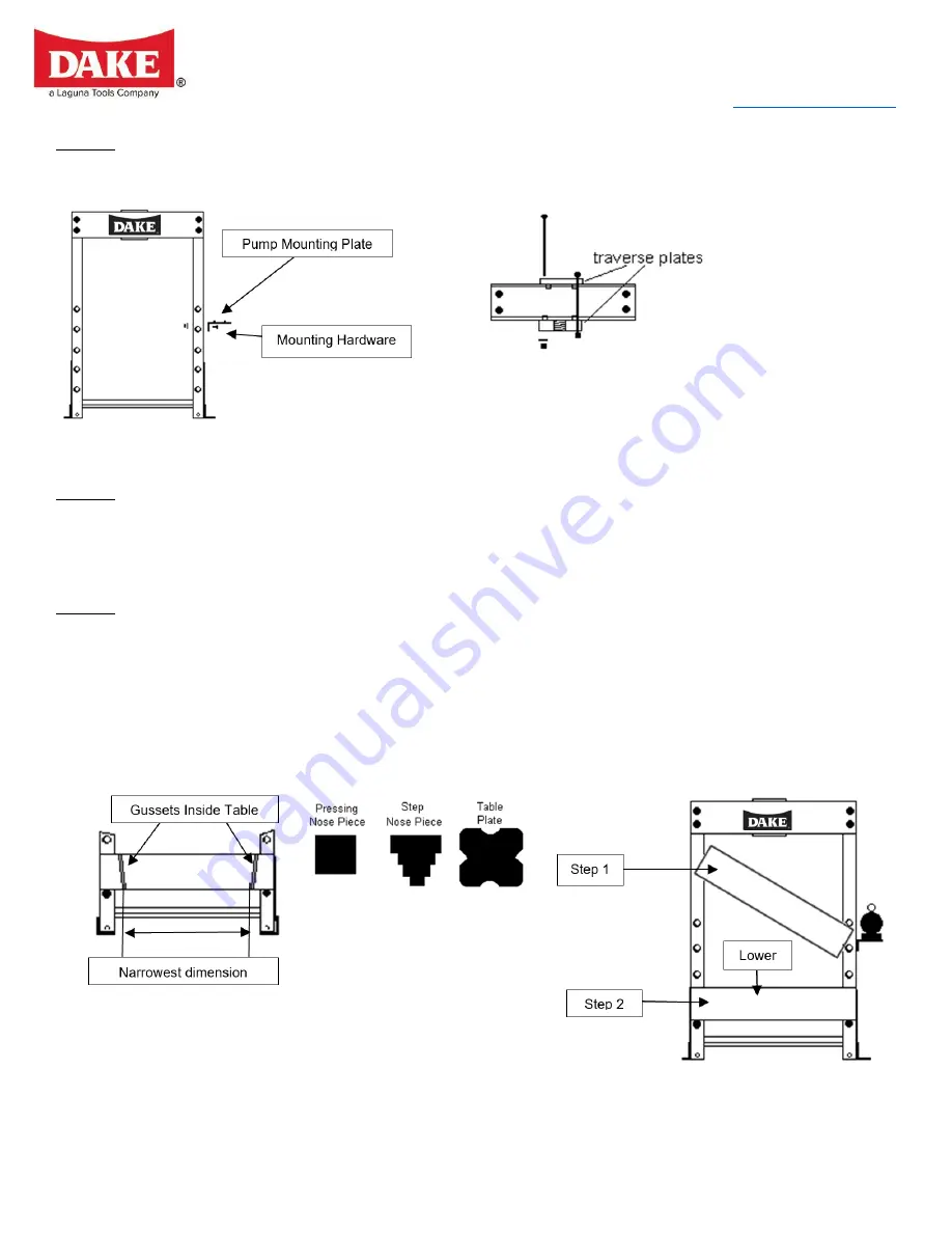 Laguna Tools Dake 972200 Instructional Manual Download Page 13