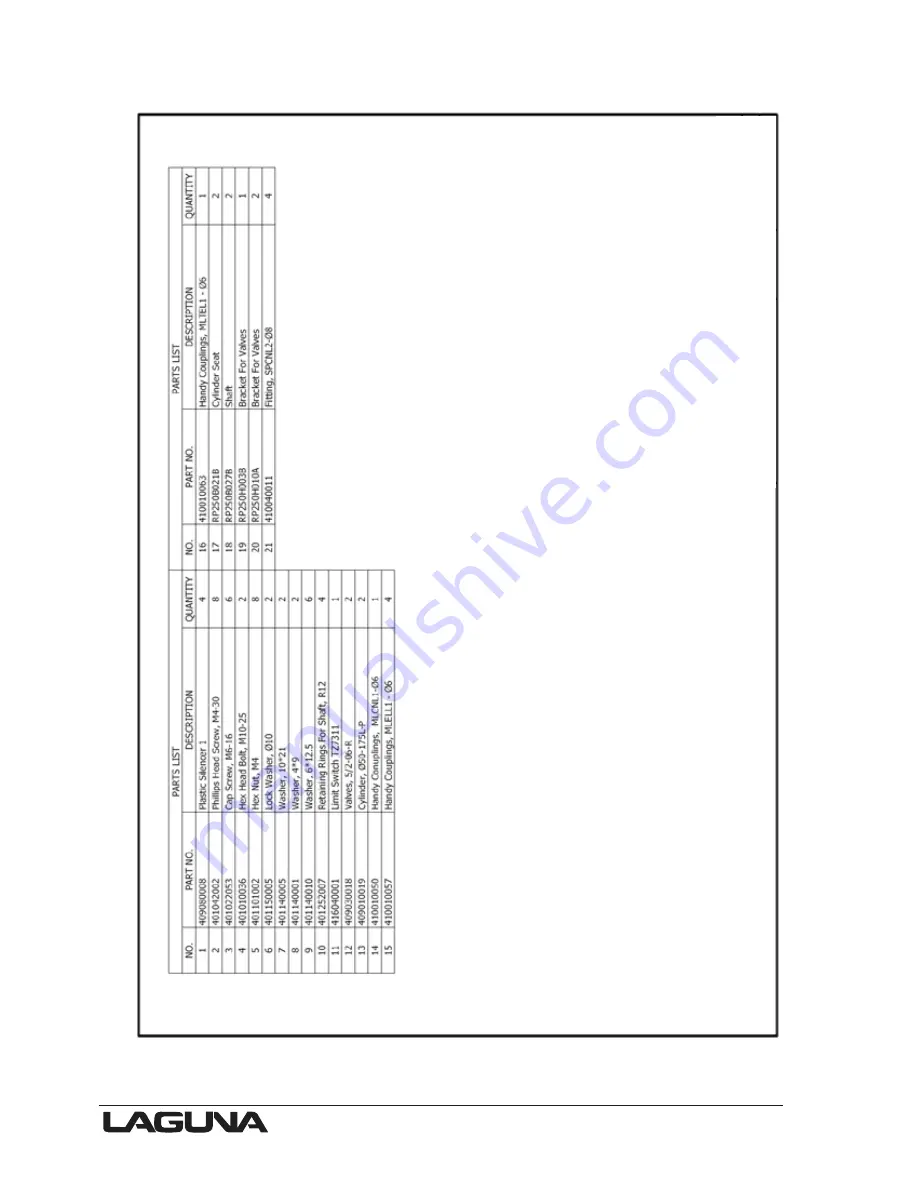 Laguna Tools MDM2030-0148 Скачать руководство пользователя страница 43