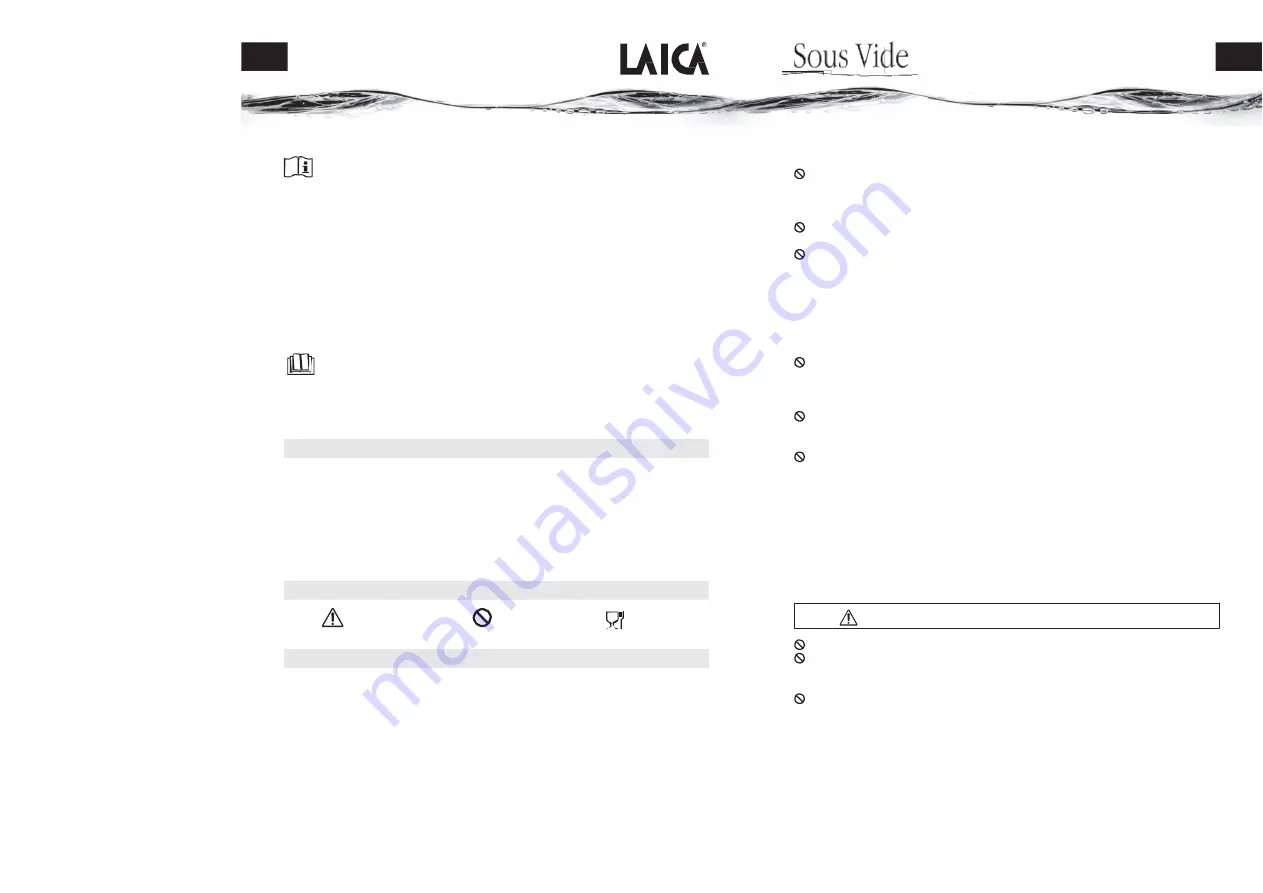 Laica SVC100 Скачать руководство пользователя страница 3