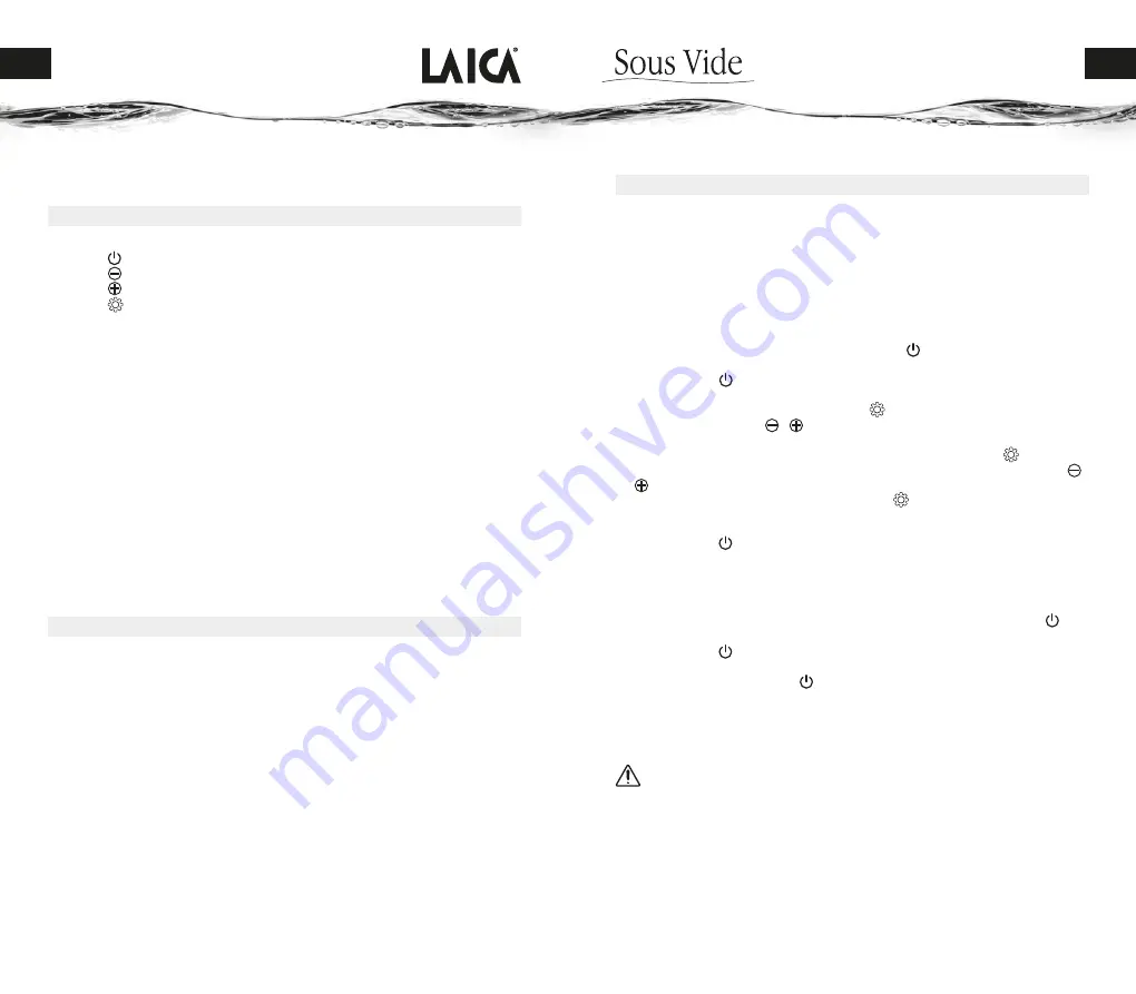 Laica SVC107 Скачать руководство пользователя страница 10