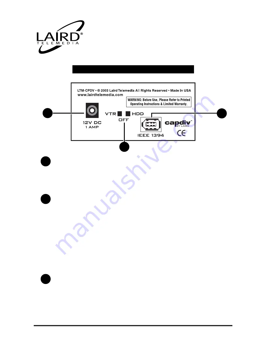 Laird LTM-CPDV User Manual Download Page 7