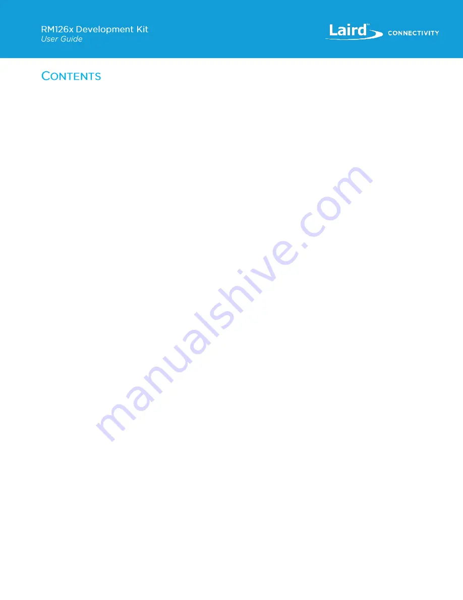 Laird RM126 Series User Manual Download Page 3