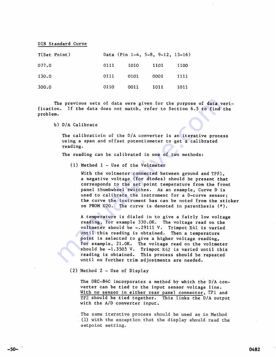 Lakeshore DRC-80 User Manual Download Page 57