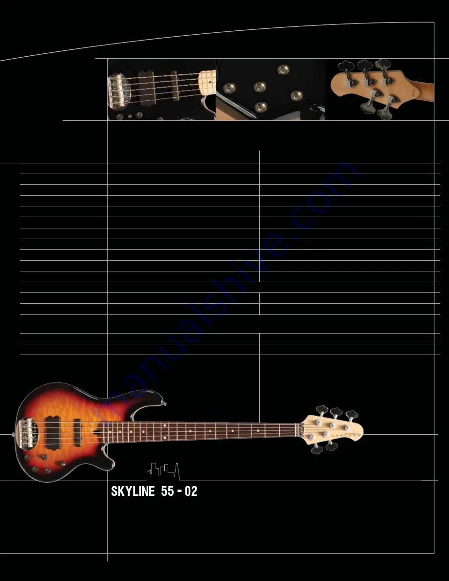 Lakland Skyline 55-01 Brochure Download Page 7