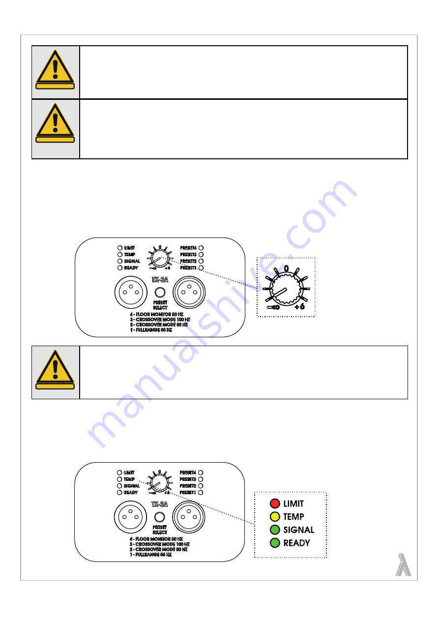 Lambda Labs TX-3A Manual Download Page 14