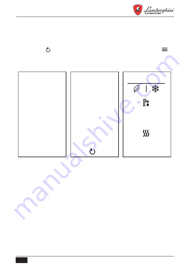 Lamborghini Caloreclima 0T4T4AWD Instructions For Use, Installation & Maintenance Download Page 115