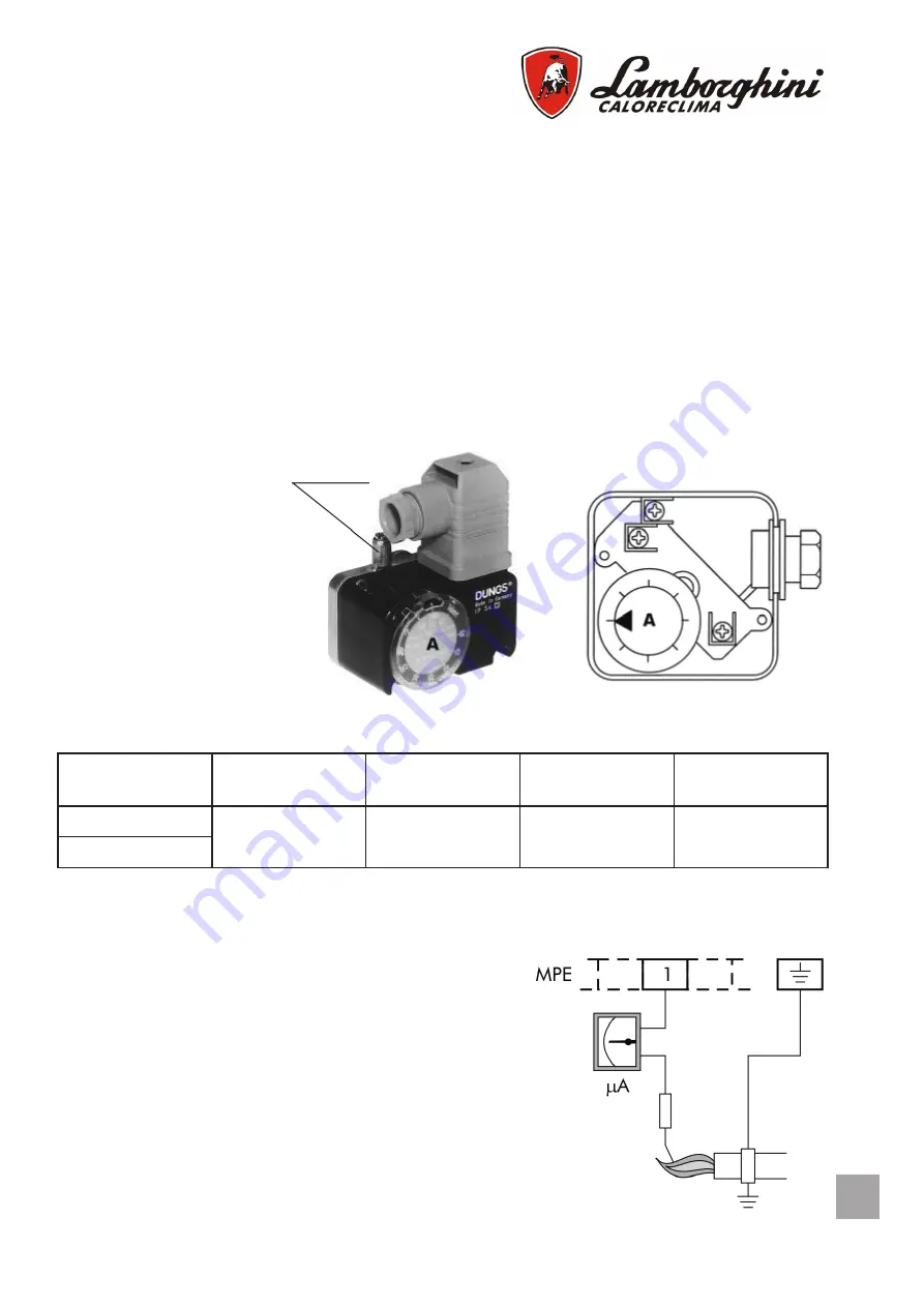 Lamborghini Caloreclima 310 PM/M-E Installation And Maintenance Manual Download Page 43