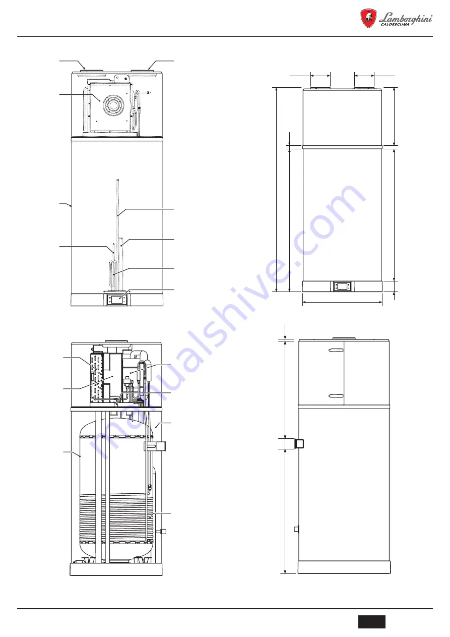 Lamborghini Caloreclima DORA 90 LT User, Installation, And Maintenance Manual Download Page 79