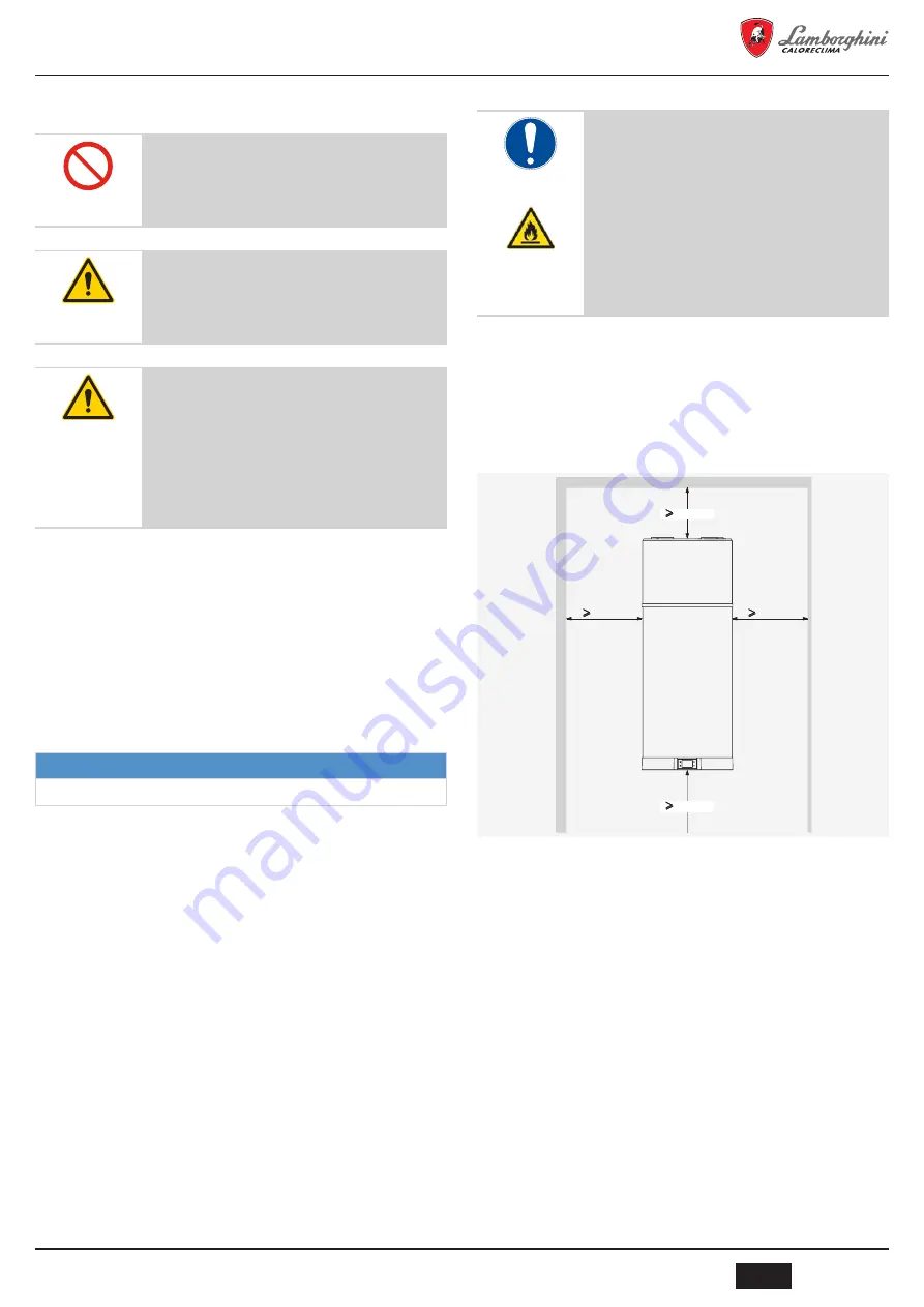 Lamborghini Caloreclima DORA 90 LT User, Installation, And Maintenance Manual Download Page 83