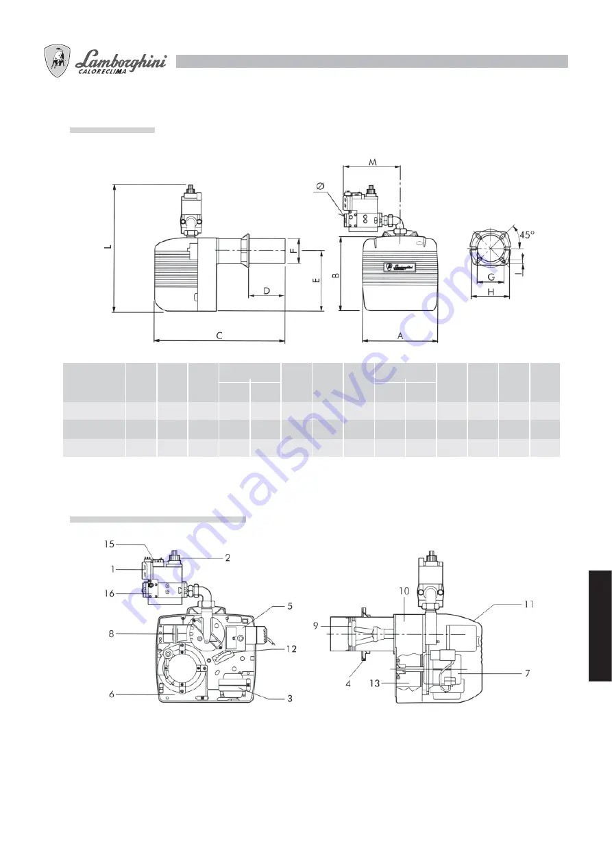 Lamborghini Caloreclima EM 26-E User Manual Download Page 87