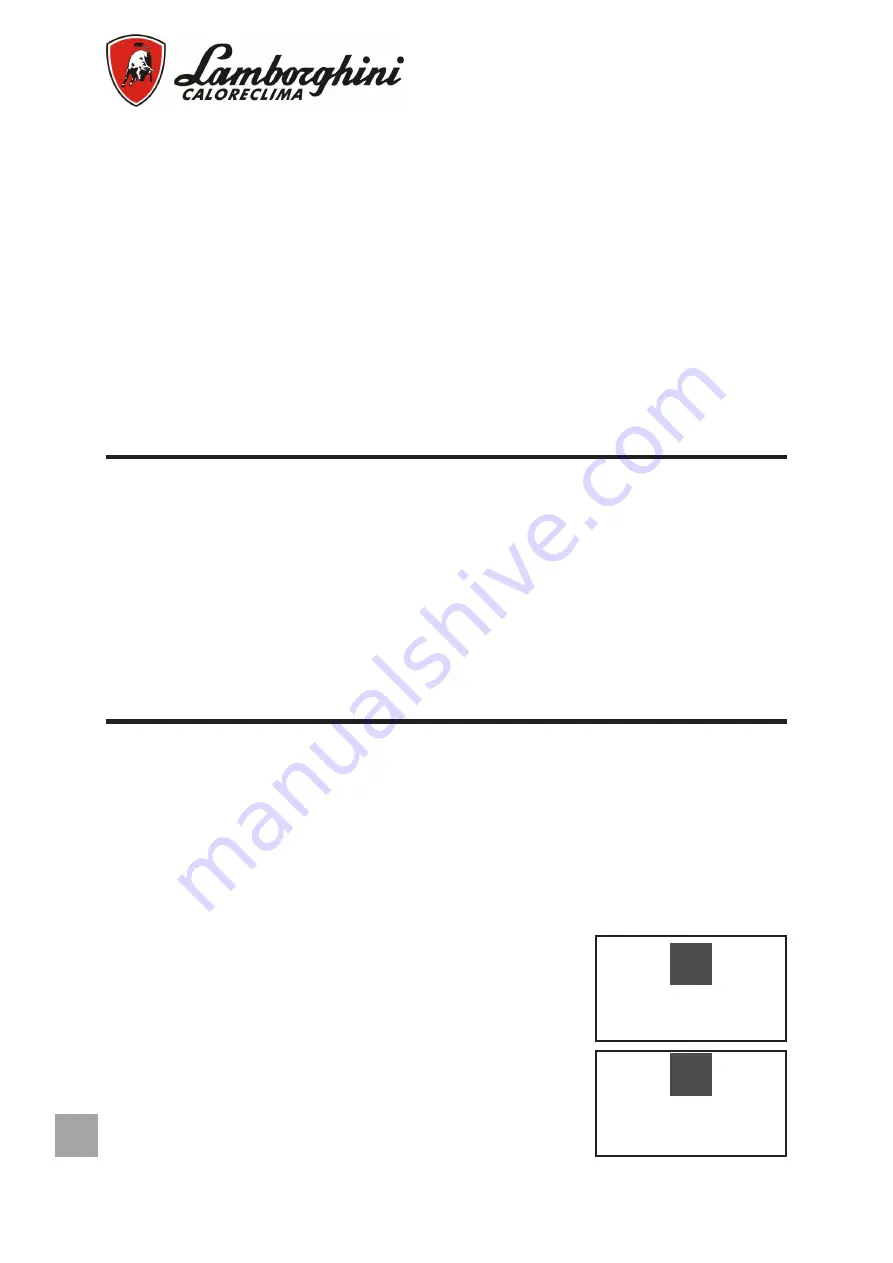 Lamborghini Caloreclima EM 3-E Installation And Maintenance Manual Download Page 50