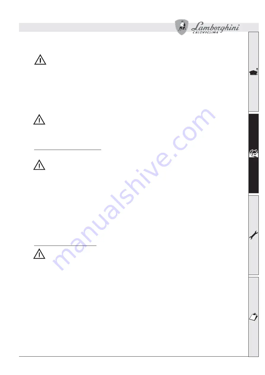 Lamborghini Caloreclima ERA F 30 B 60 Instructions Manual Download Page 53