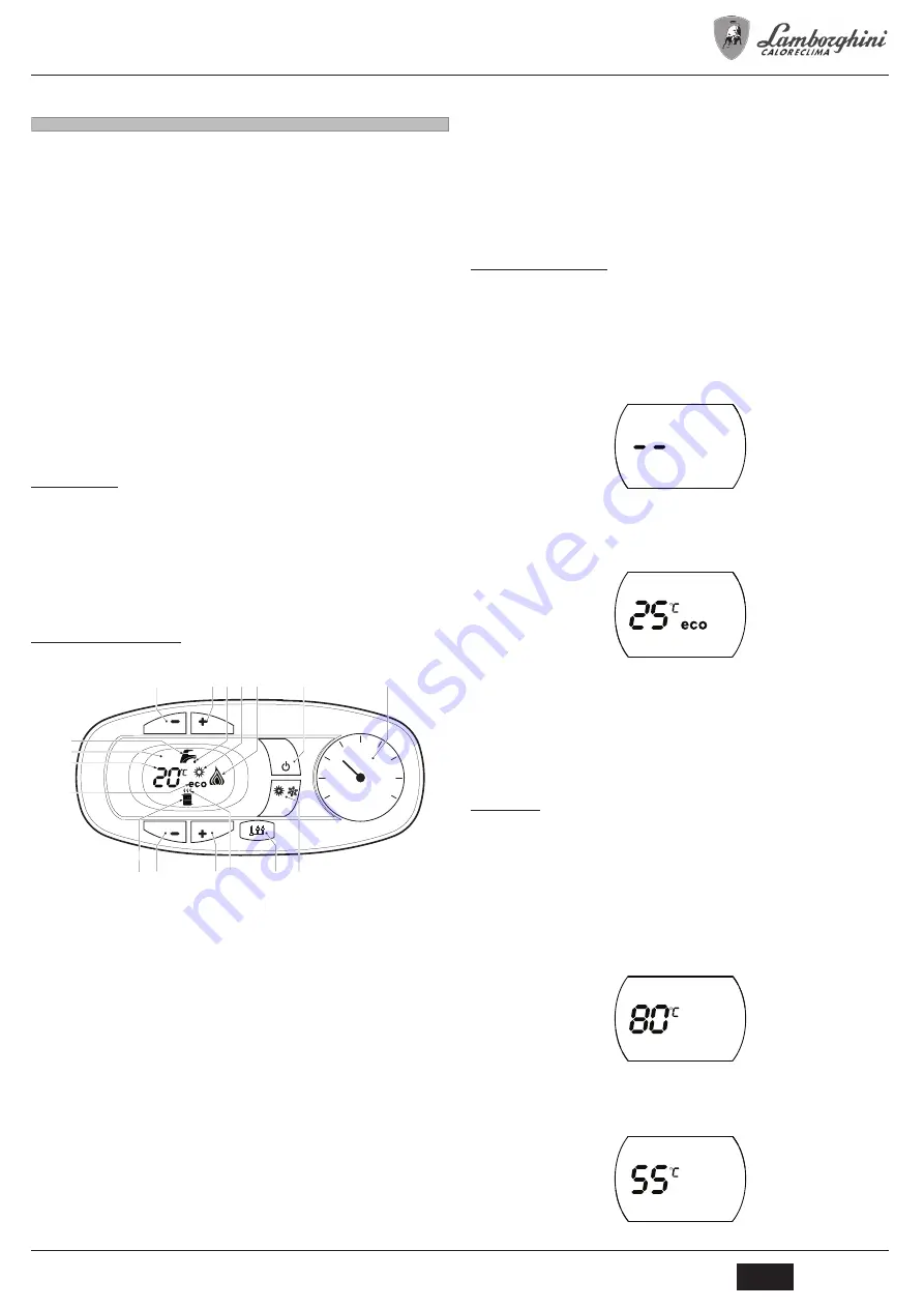 Lamborghini Caloreclima FL 32 MCA Instructions For Use, Installation And Maintenance Download Page 11