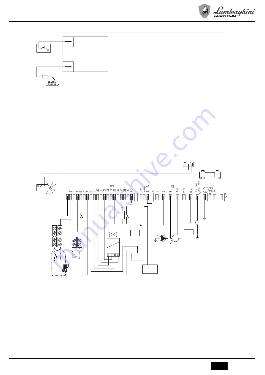 Lamborghini Caloreclima FL D CONDENS LN F24 Instructions For Use, Installation And Maintenence Download Page 47