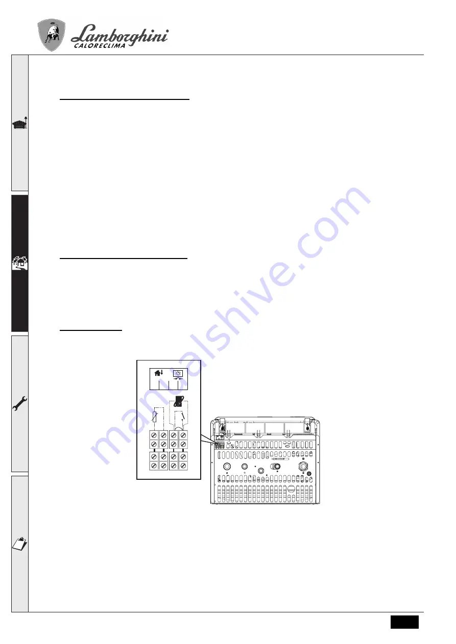 Lamborghini Caloreclima NINFA 32 MCS Instructions For Use, Installation And Maintenance Download Page 76