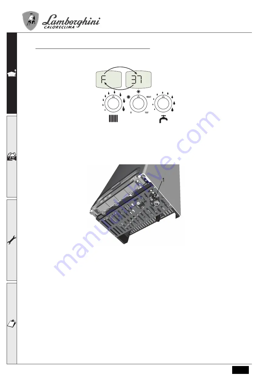 Lamborghini Caloreclima NINFA 32 MCS Instructions For Use, Installation And Maintenance Download Page 104