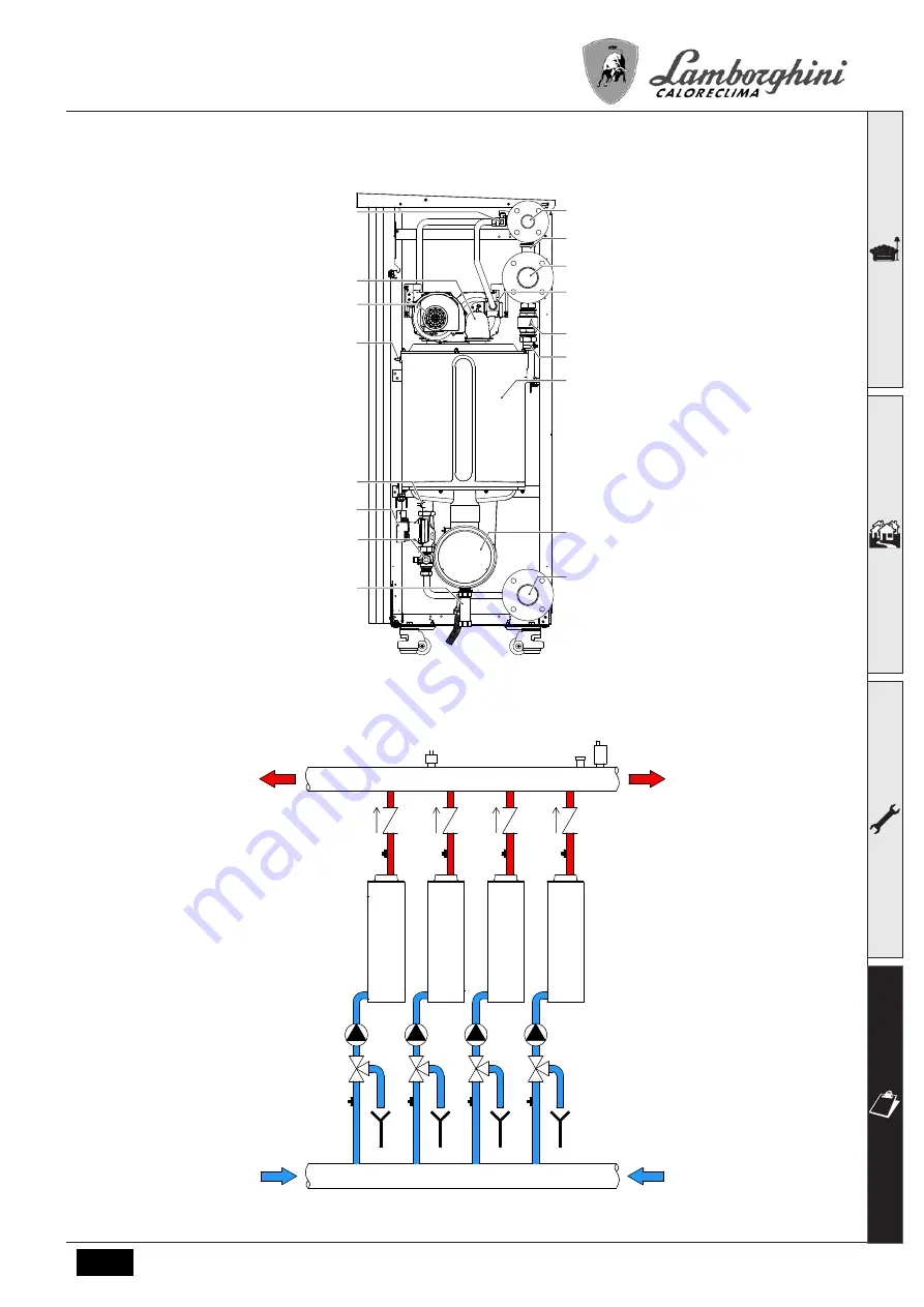 Lamborghini Caloreclima TITAN 150 Instructions For Use, Installation & Maintenance Download Page 57