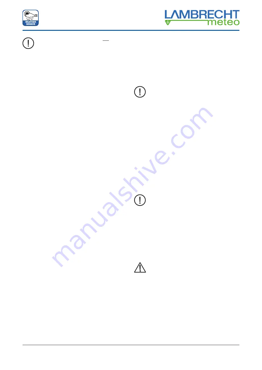 Lambrecht meteo WS6 Manual Download Page 4