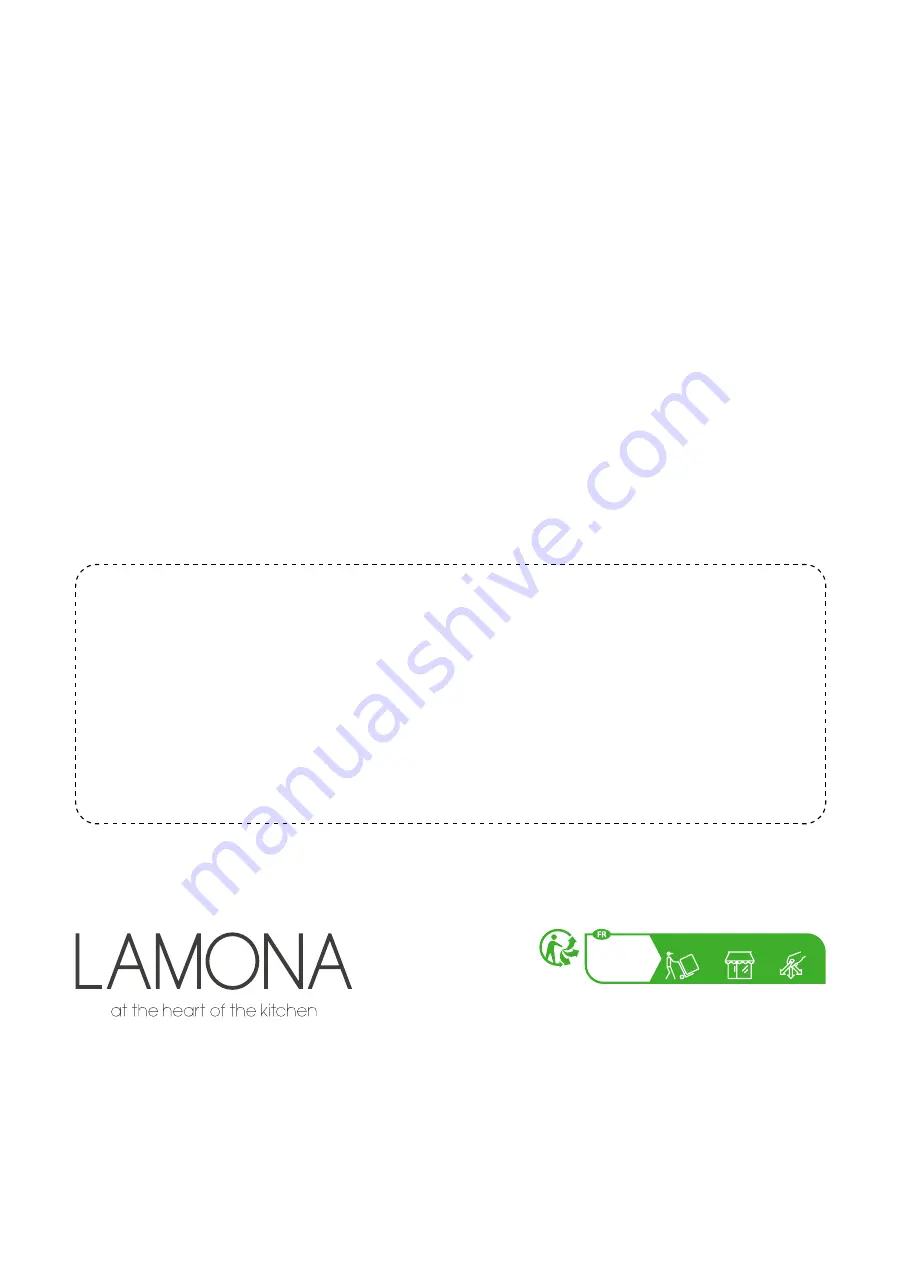 Lamona LAM2580 User Instructions And Installation Download Page 20