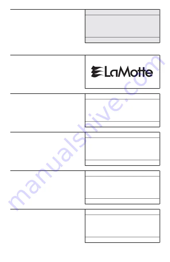 LaMotte TC-3000 Скачать руководство пользователя страница 29